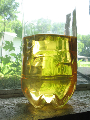 1 liter batch of biodiesel finished 1 liter batch of biodiesel finished