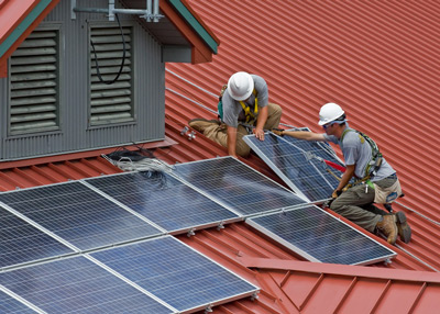 installing solar panels