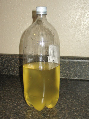 making biodiesel - the finished product